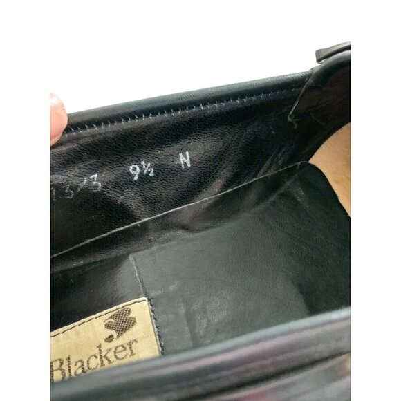 Vintage Stanley Blacker Italian men’s shoes leather throughout size 9.5 - Picture 12 of 12